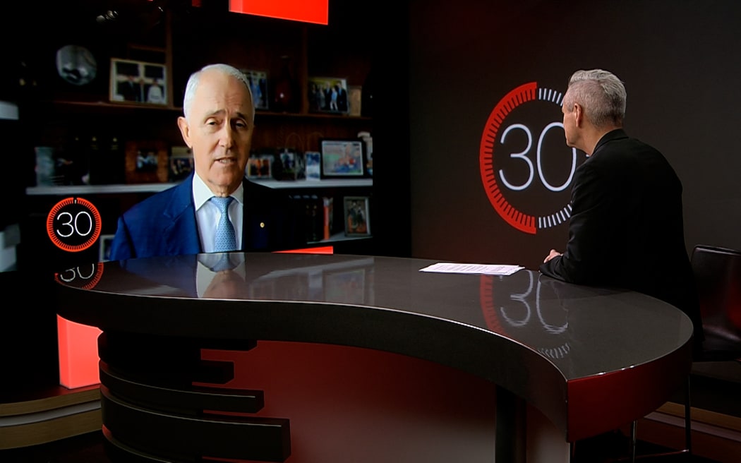 Former Prime Minister of Australia, Malcolm Turnbull, talks with Guyon Espiner for an interview as part of 30 with Guyon Espiner.