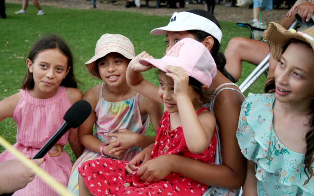 Whānau Māori, including Tamariki were out in droves to get a glimpse of Te Arikinui Nga wai hono I te po in person.