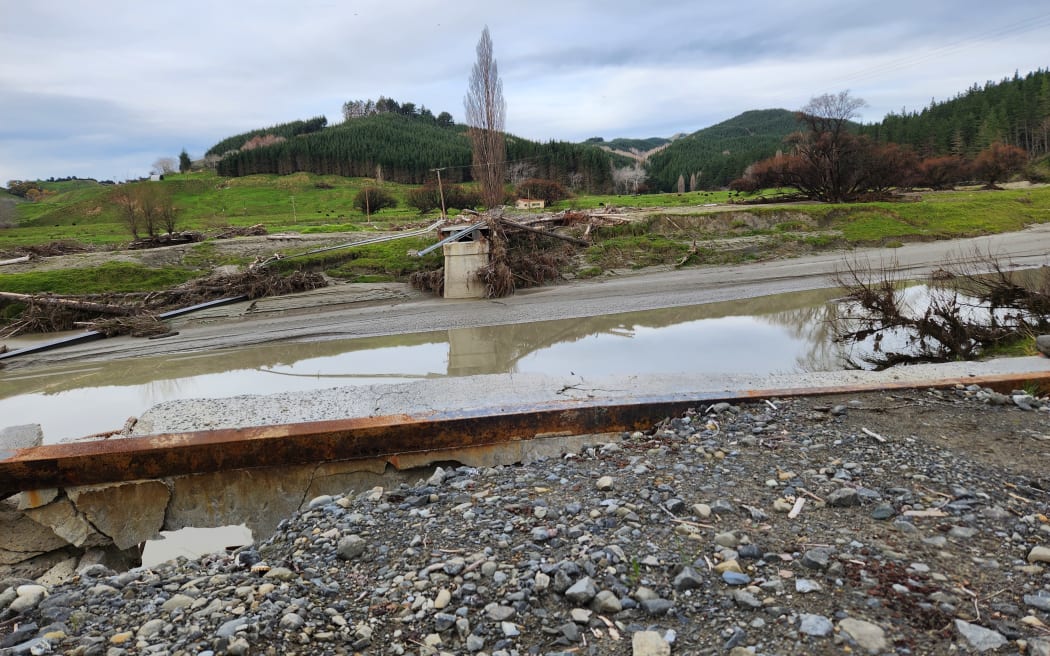 Mata Bridge was wiped out after Cyclone Gabrielle