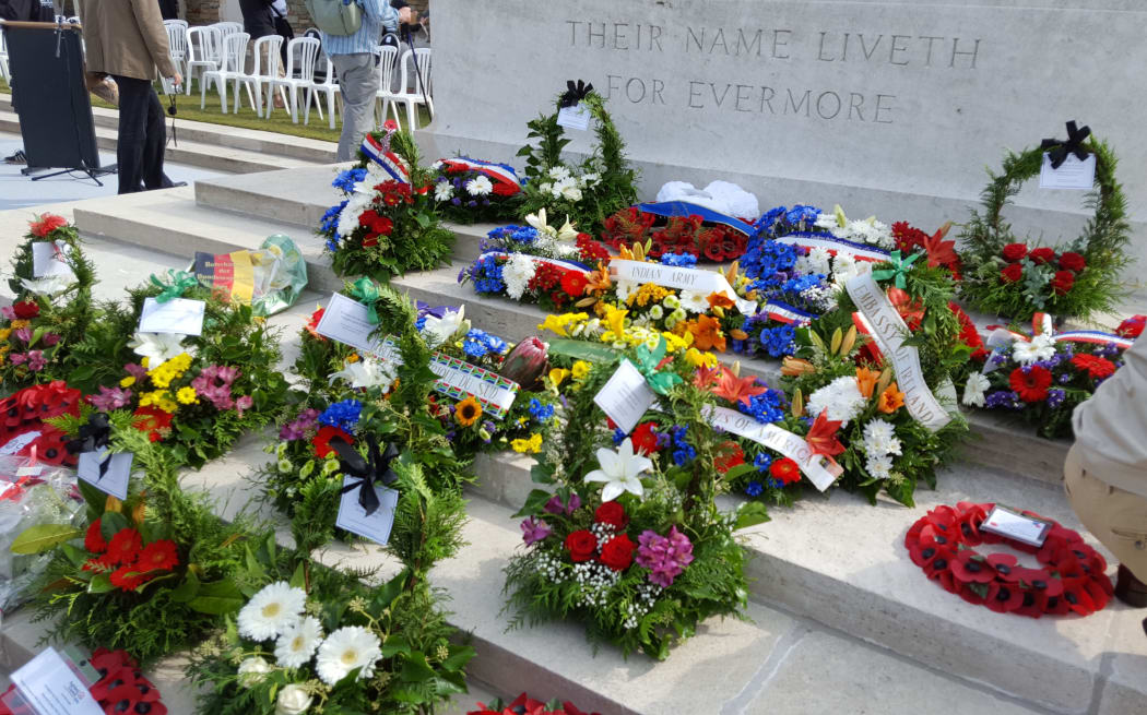 Commemorating New Zealand's involvement in the Battle of the Somme. 2016