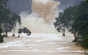 Flooding at Hunua Ranges Regional Park.