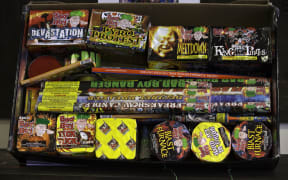 Box of bad boy fireworks