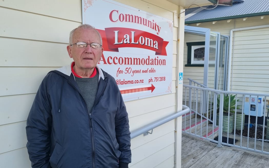 Tim Hall is grateful for his one-room bedsit but would like accommodation with more space.