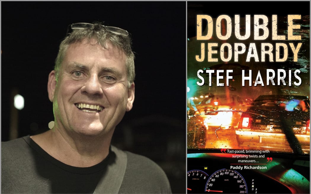 Stef Harris and book cover