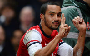 The Arsenal striker Theo Walcott.