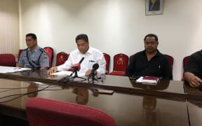 Live press conference in Nuku’alofa. Emergency committee recommends Deputy PM of Tonga to declares Tonga in State of emergency. Hon Poasi Tei encouraging families to prepare for Cyclone Gita as this is the strongest to hit Tonga