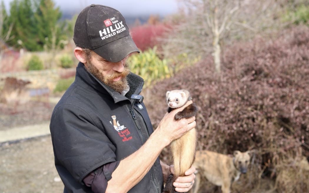 Jim Curry grew up in the UK and said ferrets had been a “lifelong obsession”.