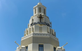 LOS ANGELES, CA - JUNE 05: General view of the Church of Scientology community center in the neighborhood of South Los Angeles on June 5, 2013 in Los Angeles, California.   Kevork Djansezian/Getty Images/AFP