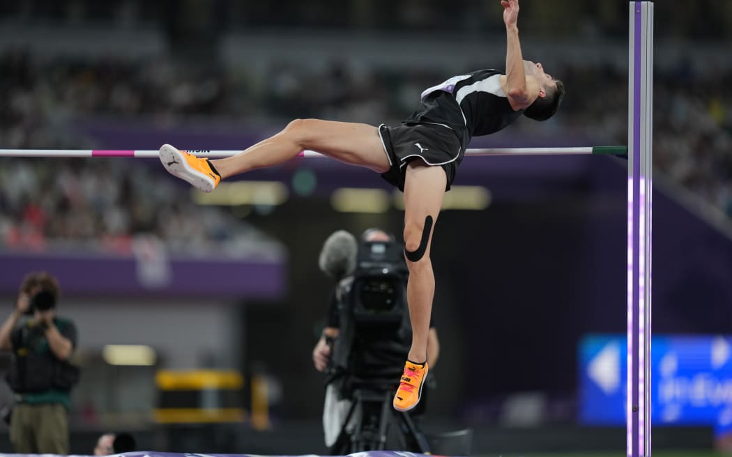 Hamish Kerr at the Athletics World Champs.