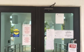 The CNMI court building closed by mould