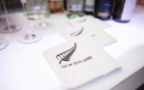 NZ-branded napkins at the Washington gala.