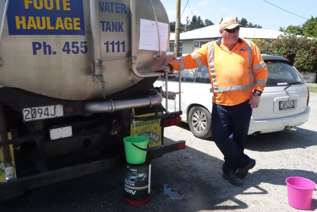 Water tanker driver Warren Clinch