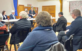 About 30 people gathered to hear the thoughts of Wairau-Awatere council and mayoral hopefuls on Thursday night.