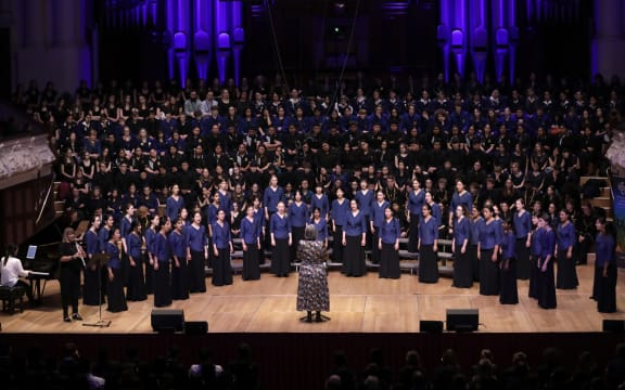 Paradisum in performance at The Big Sing 2023