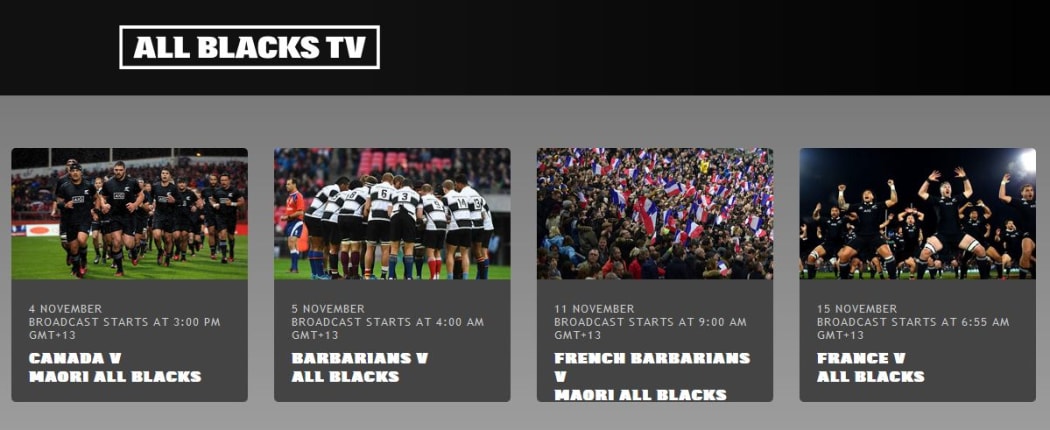 Live All Blacks games this week are available for the first time online (legally) without a subscription to Sky Sports.