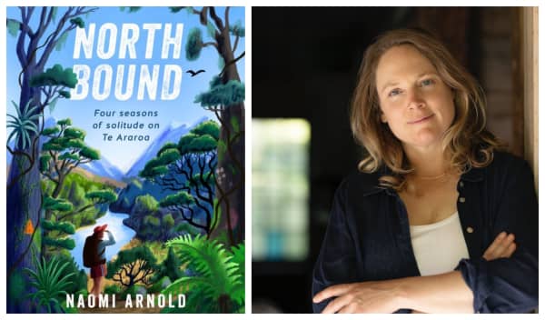 Naomi Arnold and Book cover - Northbound
