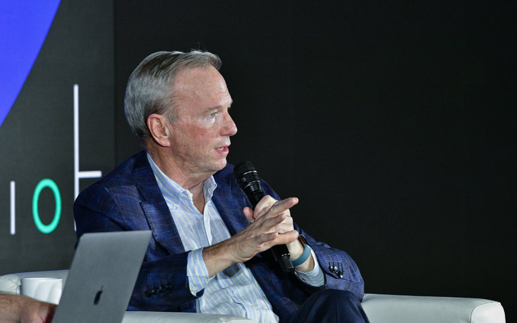 Former CEO and chairman of Google Eric Schmidt addressed the conference. He is now chairman of the US Special Competitive Studies Project.
