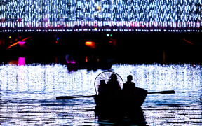 TSB Festival of Lights at Pukekura Park in New Plymouth.