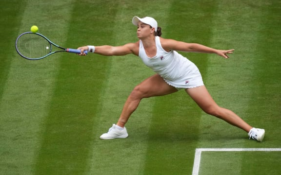 Australian tennis player Ashleigh Barty at Wimbledon.