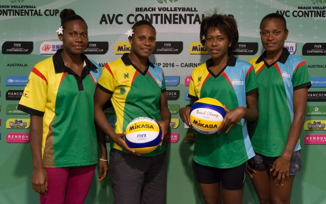The Vanuatu team at the Asian Continental Cup in Cairns.