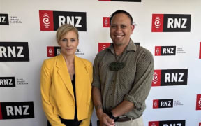RNZ host Mihingarangi Forbes with Rev. Dr Te Hira Paenga