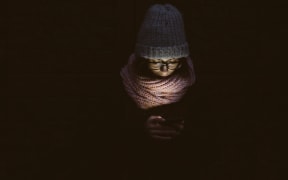 woman on phone