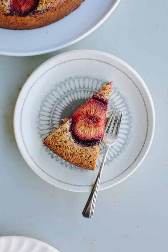 Plum Hazelnut Cake