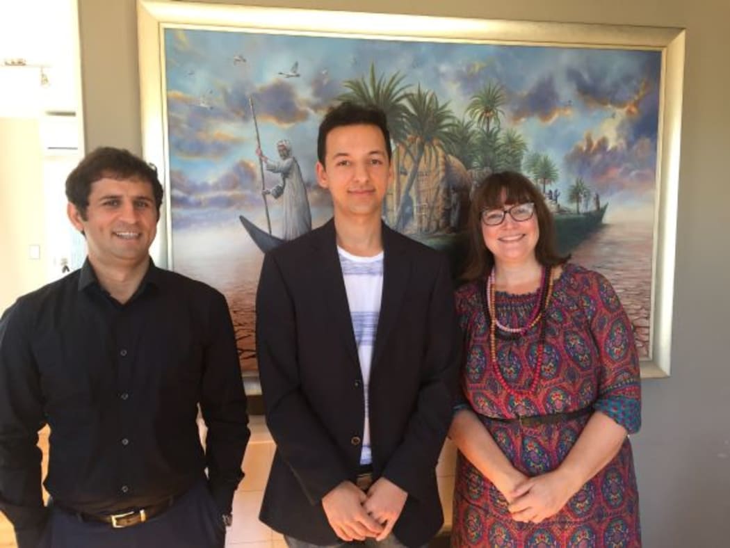 Ali Mazraeh, Yousuf Ahmad and Rochelle Stewart-Allen of ADRI- the Arabic Digital Reform Institute