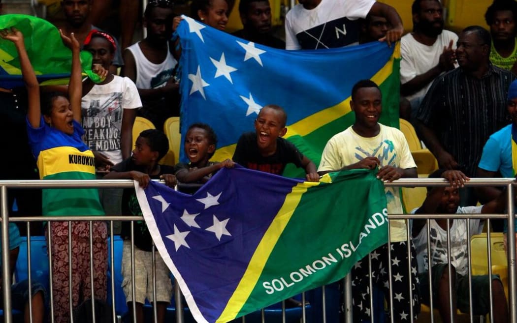 There was plenty of support for Solomon Islands amongst the Suva crowd.
