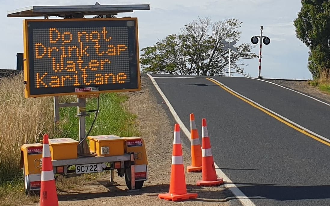 Karitane - lead water advice by Dunedin City Council