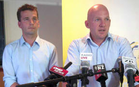 David Seymour, left, and Jamie Whyte.