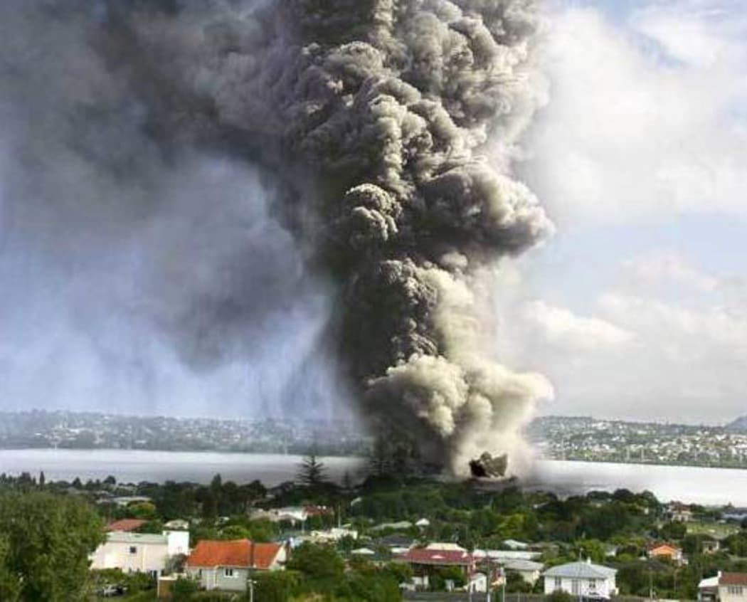 A fictitious volcanic eruption in Auckland