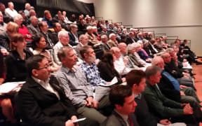 Shareholders at Genesis Energy's annual general meeting on 20 October.