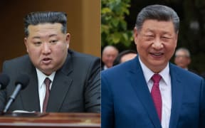 North Korean Supreme Leader Kim Jong Un and Chinese President Xi Jinping.