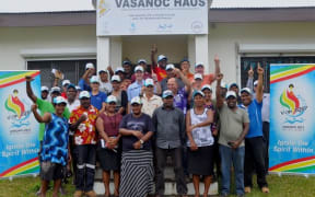 Attendees at the meeting about the 2017 Pacific Mini Games in Port Vila.