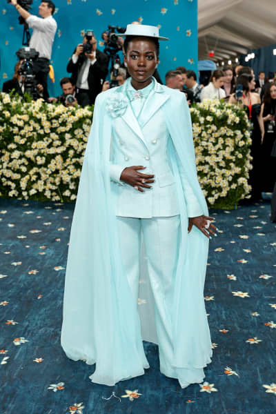 NEW YORK, NEW YORK - MAY 05: Lupita Nyong'o attends the 2025 Met Gala Celebrating "Superfine: Tailoring Black Style" at Metropolitan Museum of Art on May 05, 2025 in New York City.
