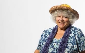 British-Australian actress Miriam Margolyes