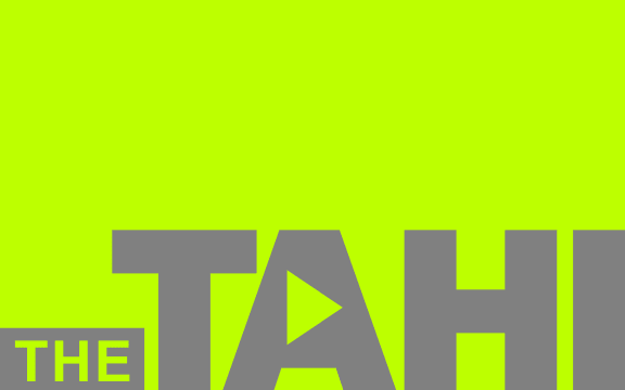 Green podcast logo with grey text: The TAHI