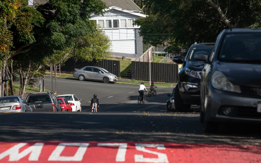 Bikes are the only through-traffic on the street now