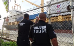 The container vessel Kota Hakim, which came from Lautoka, Fiji, was given an exemption from the 14-day Covid-19 quarantine to dock and off-load containers in Majuro this week, although several days earlier Kiribati had denied it entry for not meeting the same requirement.