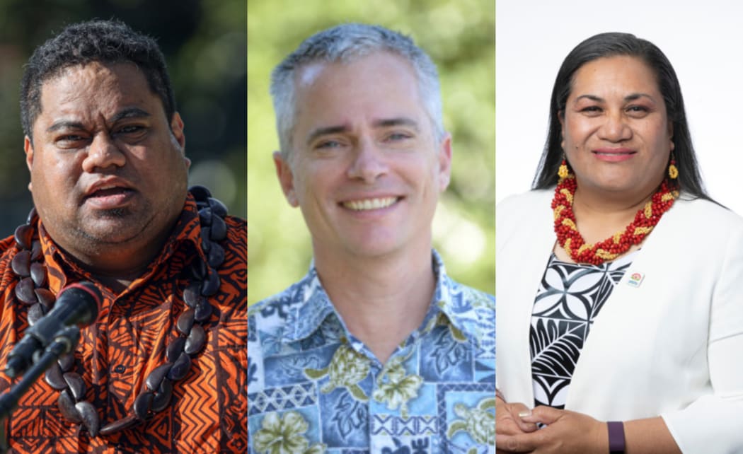 Ōtara-Papatoetoe Local Board chair Apulu Reece Autagavaia, Manurewa Local Board chair Joseph Allen and Māngere-Ōtāhuhu Local Board chair Lemauga Lydia Sosene.