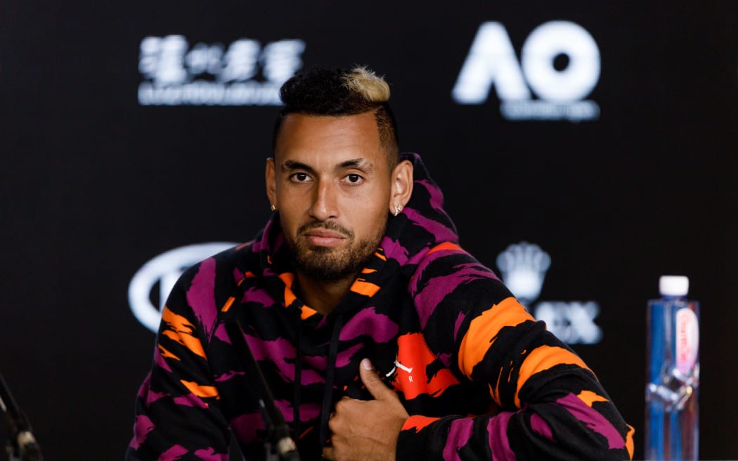 Australian tennis player Nick Kyrgios.