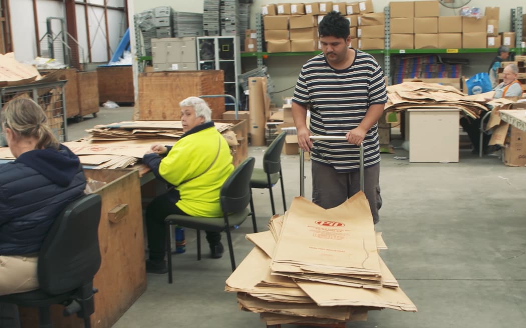Abilities Incorporated on the North Shore in Auckland recycles everything from cardboard to tonnes of e-waste and package products.