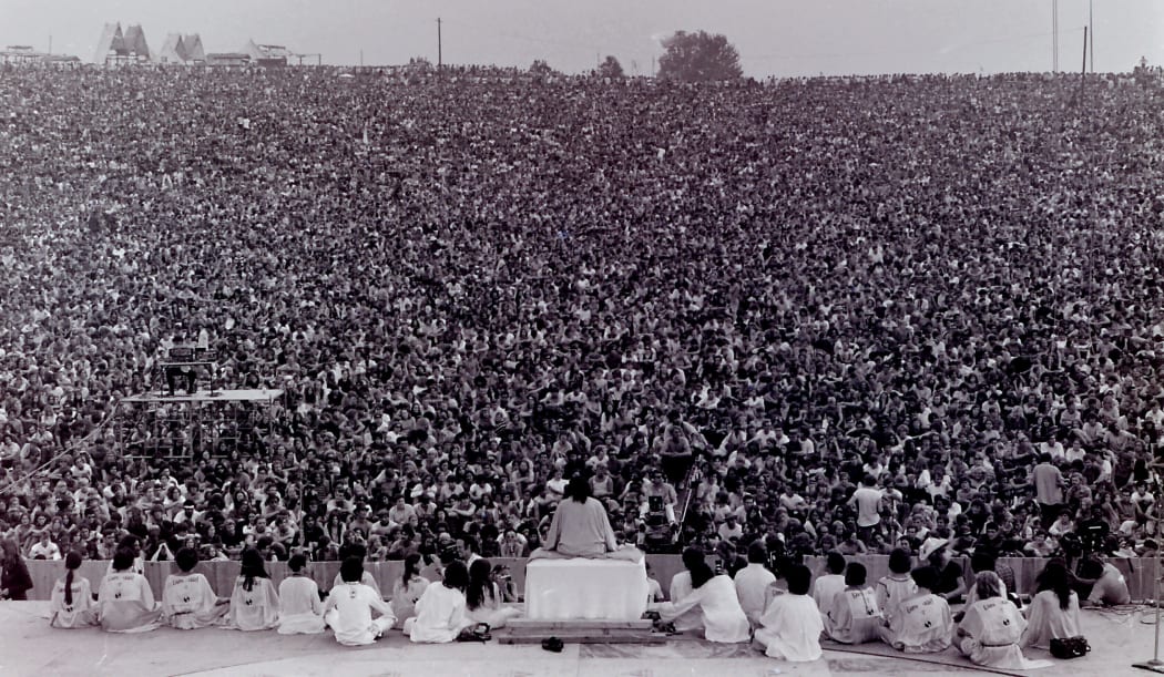 Swami opening Woodstock