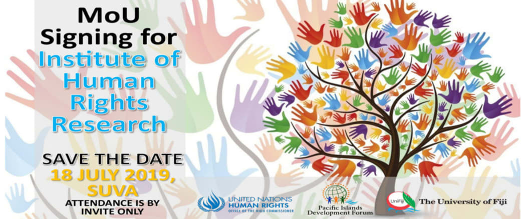 Human Rights MoU singing in Fiji