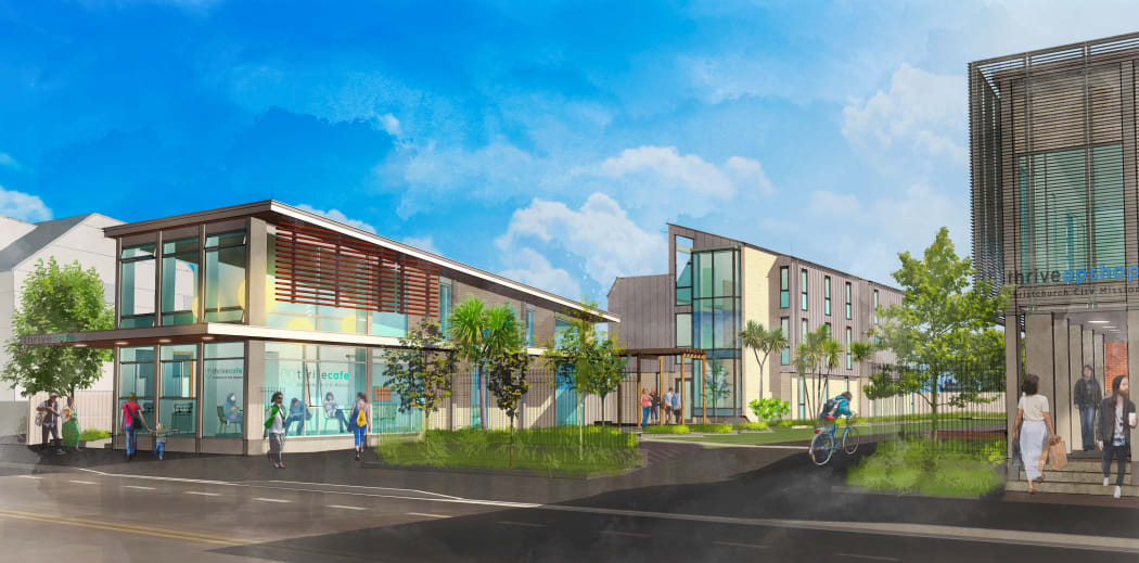 An artist's impression of the redeveloped Christchurch City Mission.