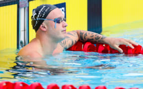 Corey Main of New Zealand is a medal chance in the Men's 100m Backstroke at the 2018 Commonwealth Games.