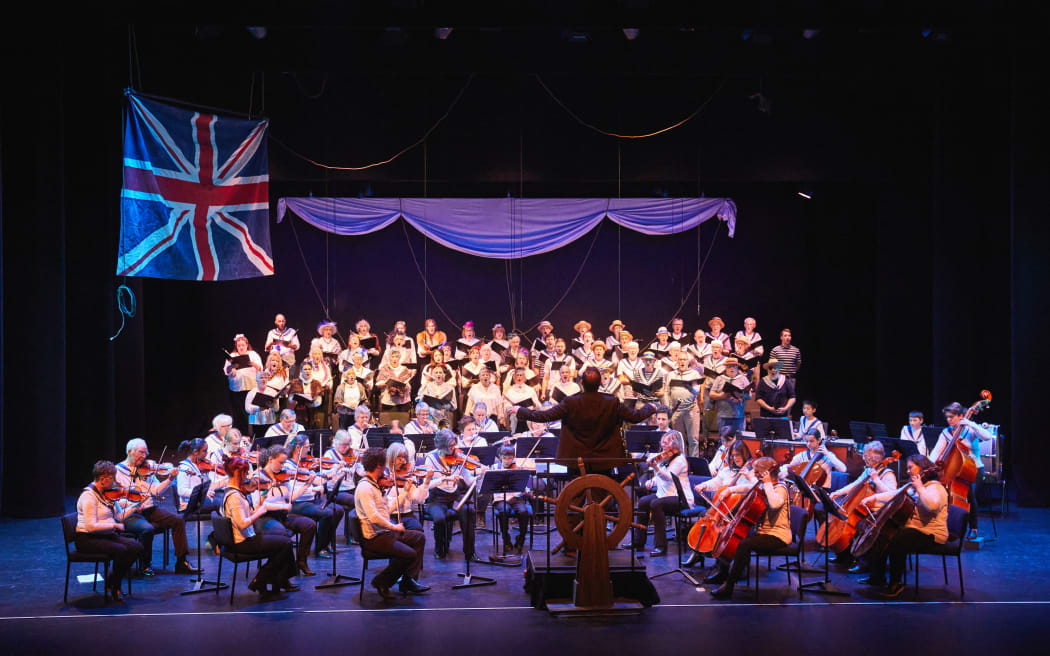 Marlborough Civic Orchestra and Blenheim Choral's 2024 production of HMS Pinafore.