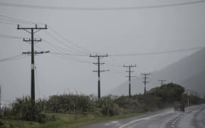 Some powerlines north of Granity were damaged in former cyclone Fehi, power companiy is concerned they may come down during former cyclone Gita causing power outage north of Granity and would pose a risk to life, warned to stay clear.