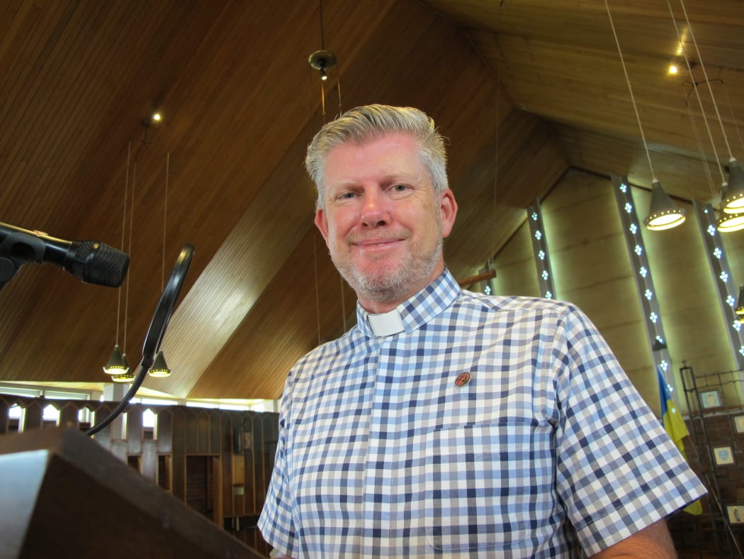 Rev. Tony Franklin-Ross, the acting Director – Mission and Ecumenical – for the Methodist Church